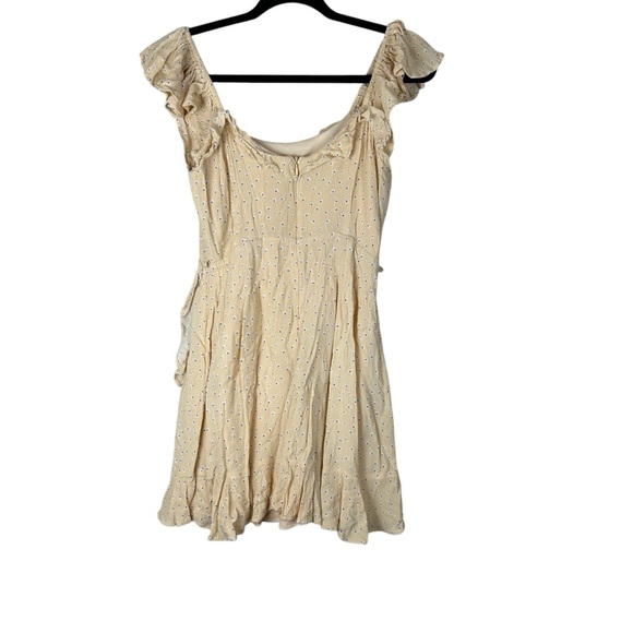 Altard State Yellow Floral Mini Dress Size Medium - Picture 5 of 7